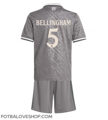 Real Madrid Jude Bellingham #5 Dětské Alternativní Dres 2024-25 Krátký Rukáv (+ trenýrky)